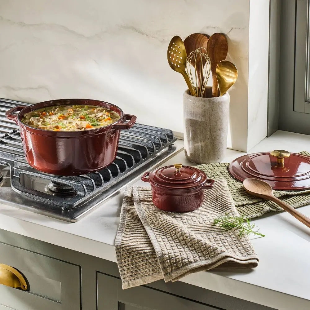 5Qt Dutch Oven Red - Hearth & Hand with Magnolia